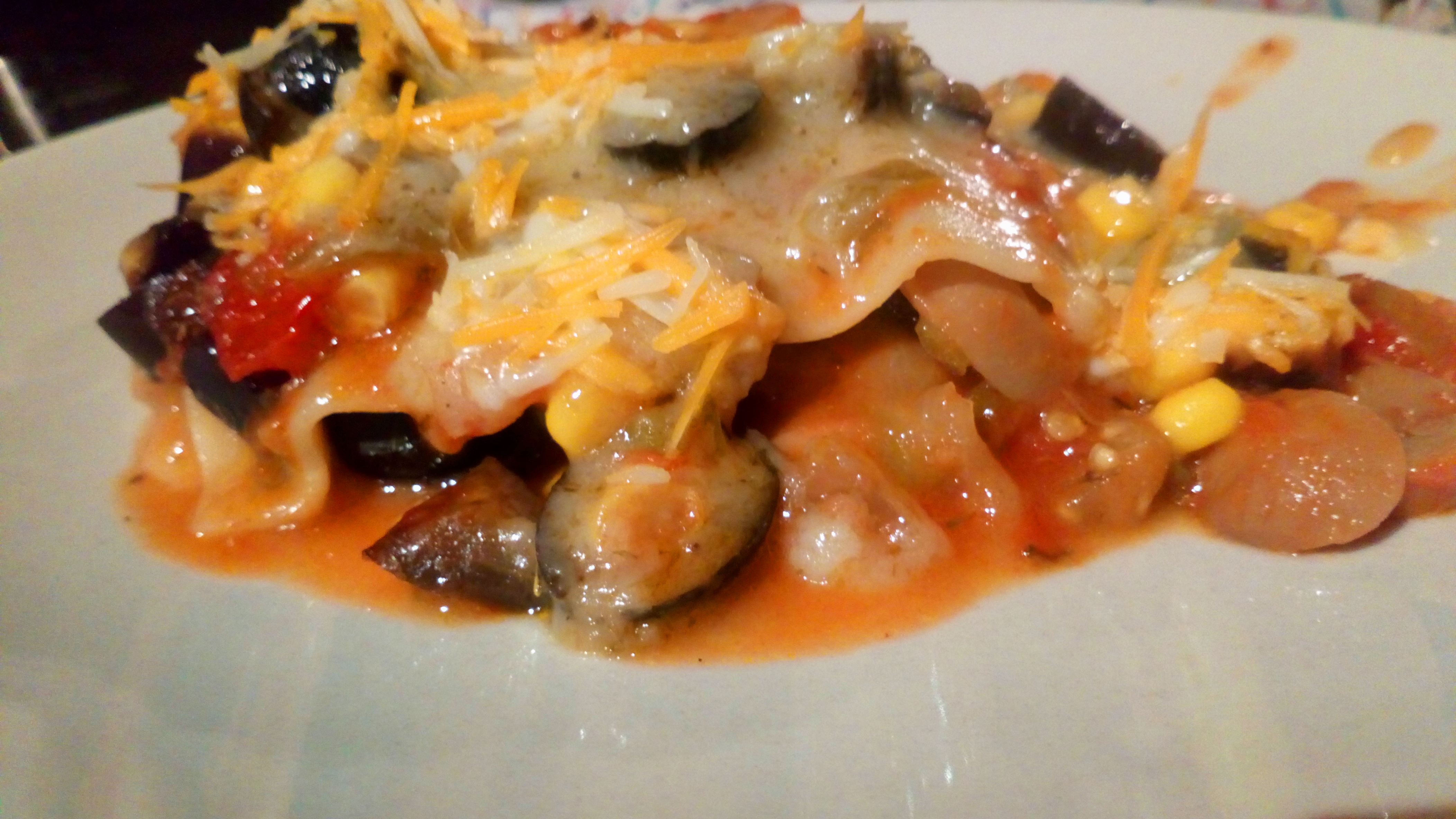 Lasaña de verduras (vegana) con bechamel sin leche