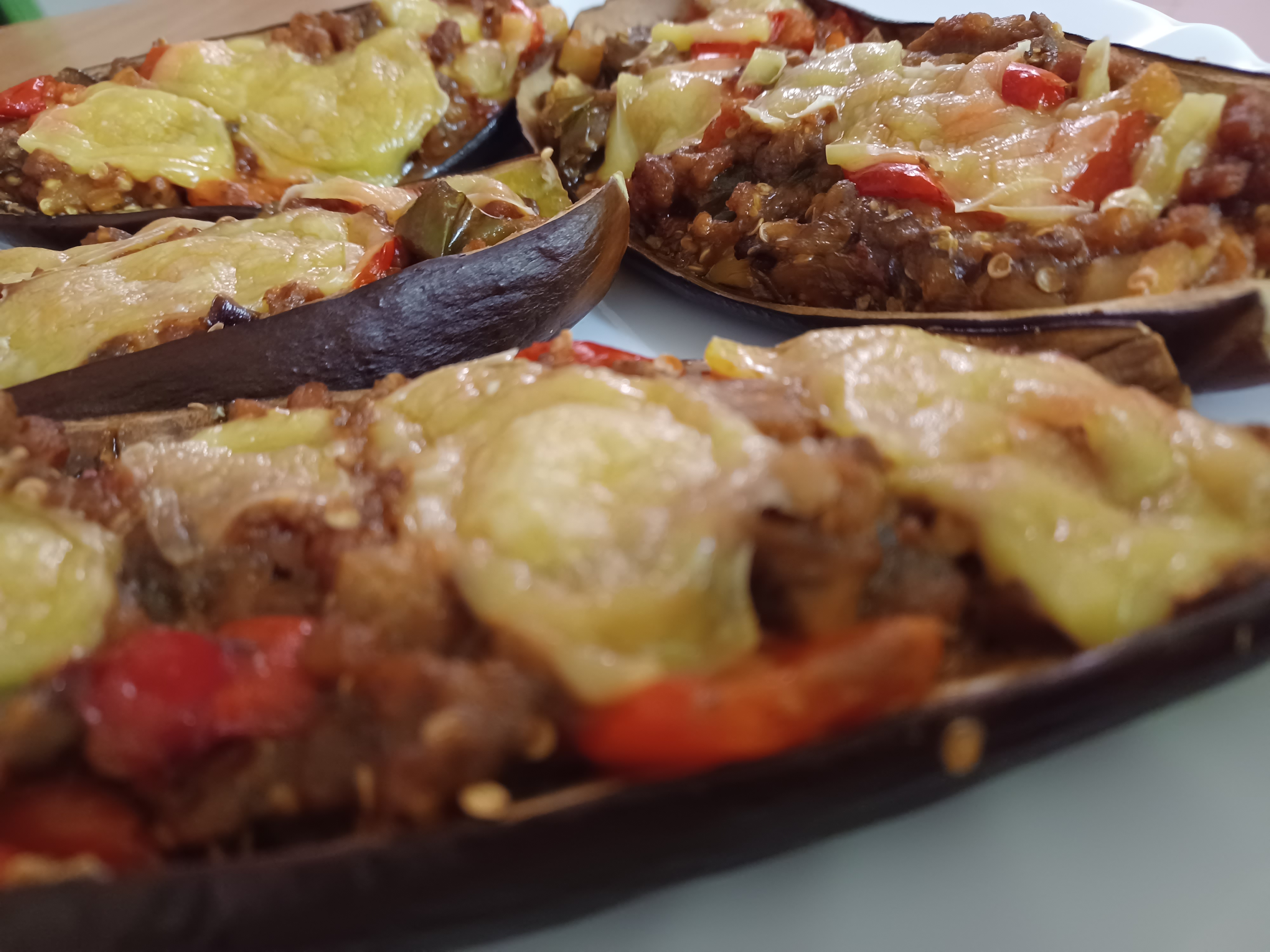 Receta de berenjenas rellenas veganas