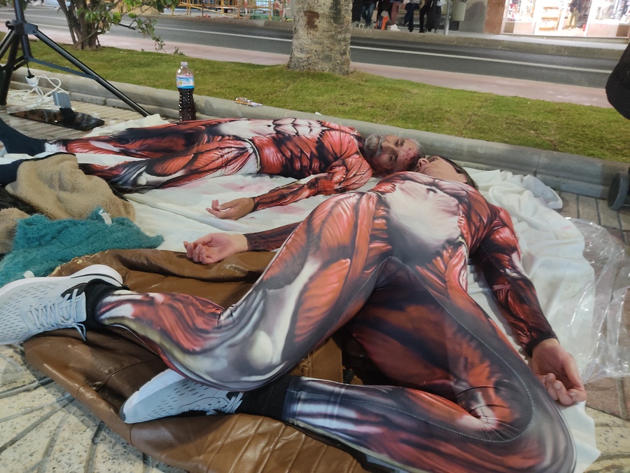 Acción en Valencia contra la peletería