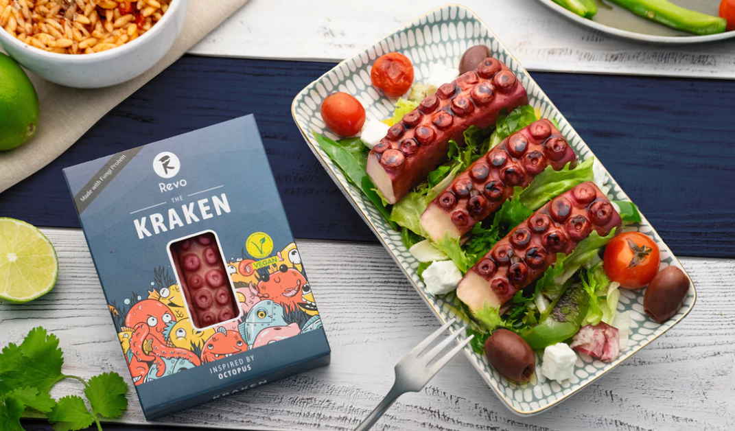 Pulpo vegano Kraken, de Revo Foods