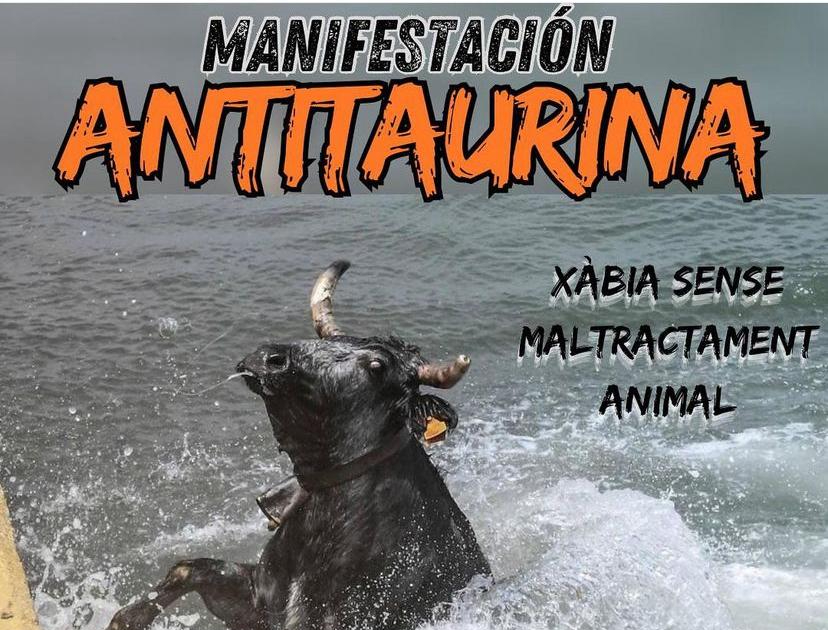 Dénia Animal Save convoca su manifestación contra los bous a la mar este 1 de septiembre en Jávea