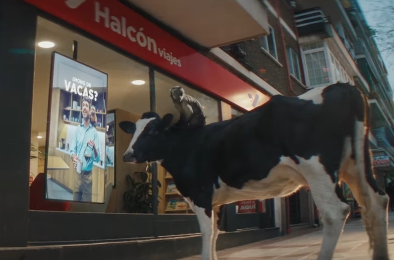 Críticas a la última campaña de Halcón Viajes por el uso de animales reales