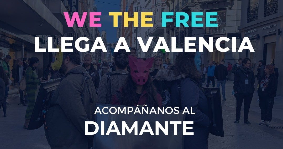 We The Free inaugura su activismo por los animales en Valencia este sábado