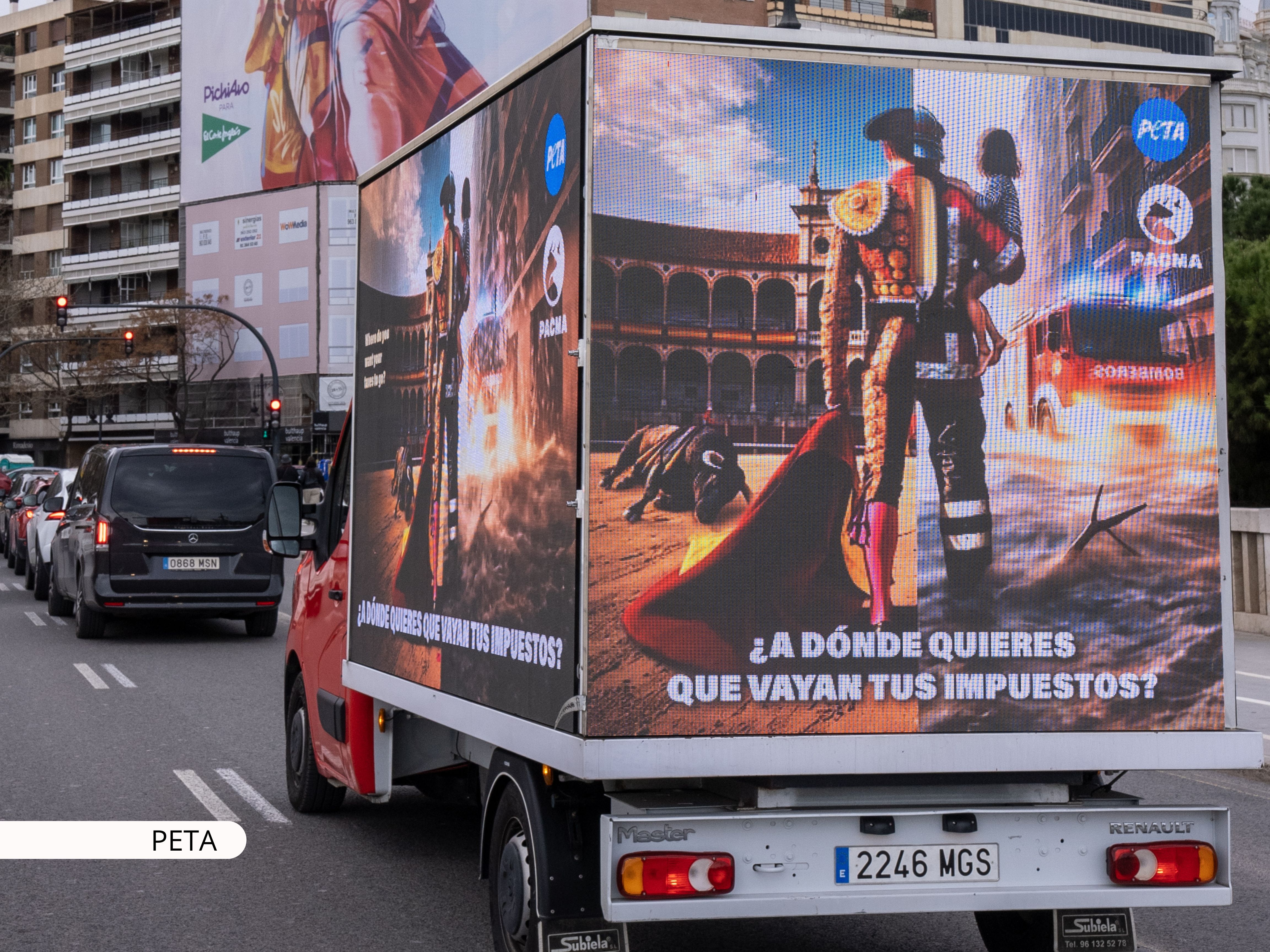 Campaña de PETA contra la tauromaquia