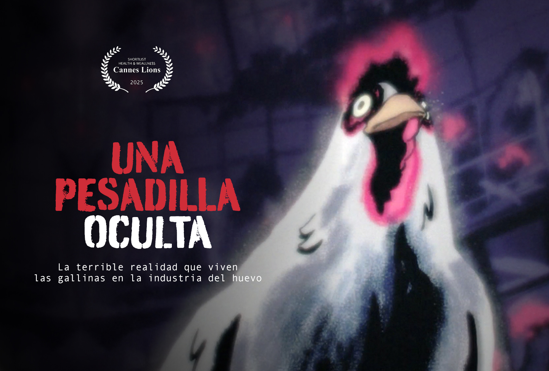 ‘Una Pesadilla Oculta’: Llega a México el corto que promueve un futuro libre de jaulas para las gallinas