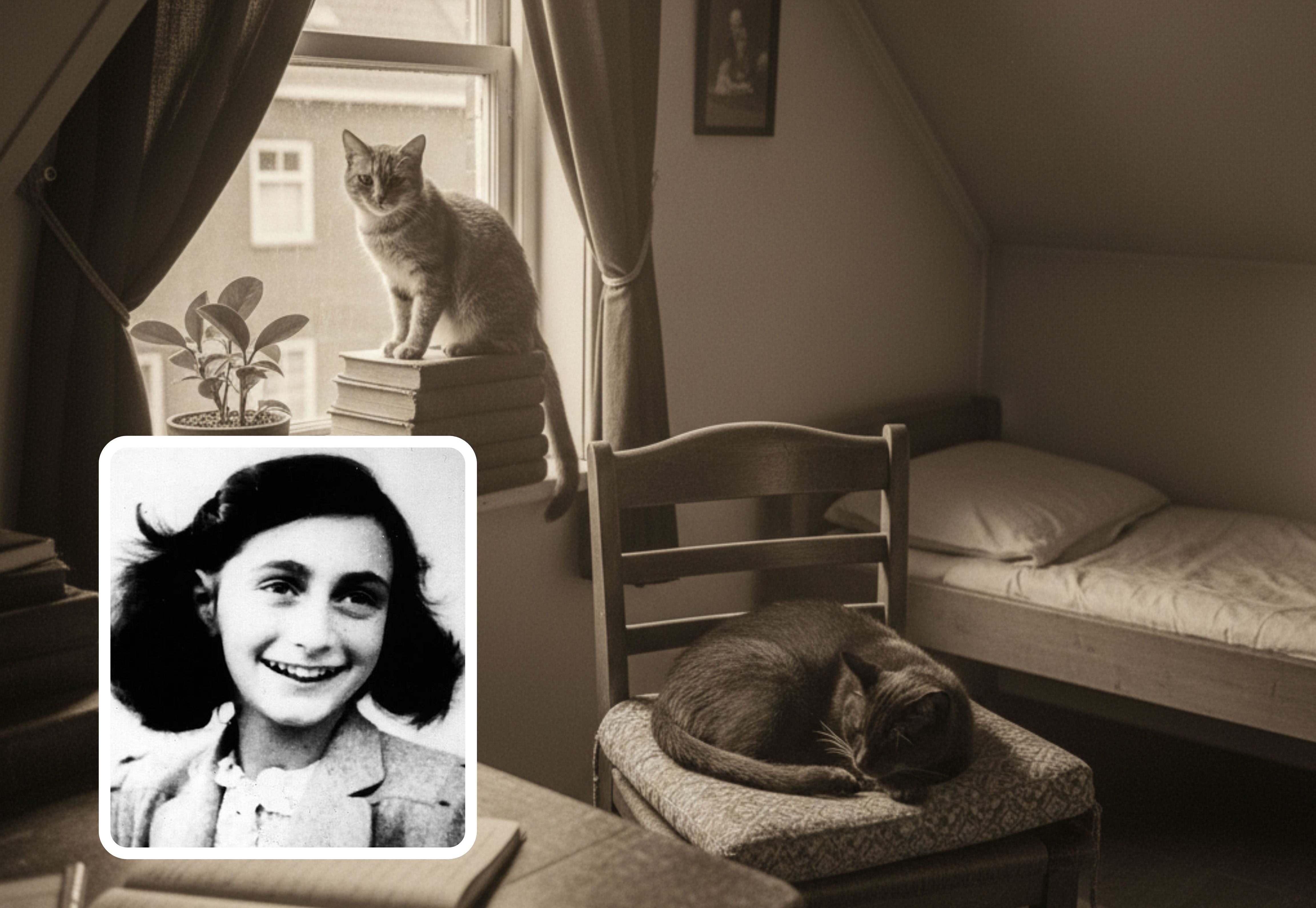 Los gatos en el Diario de Ana Frank