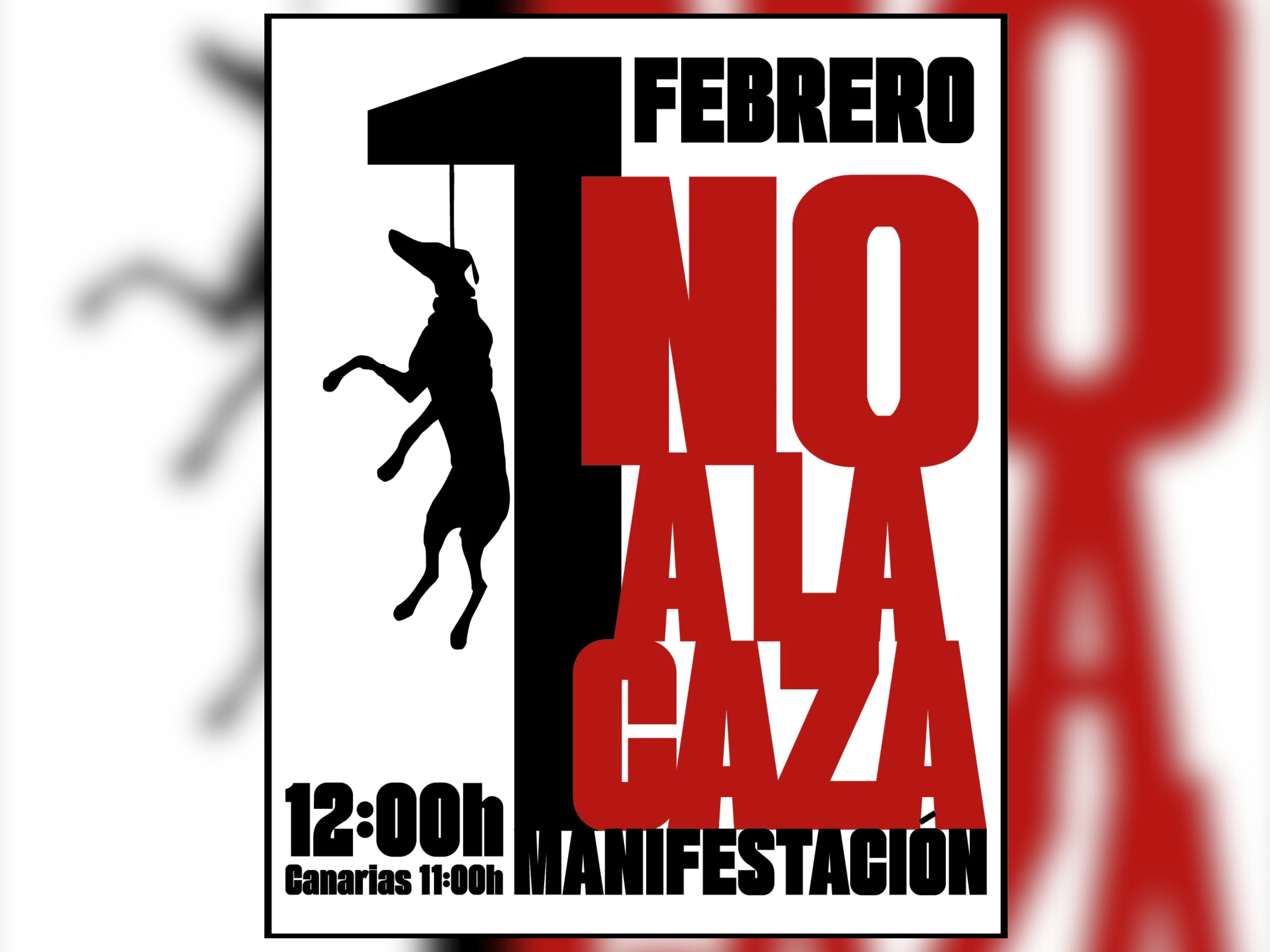 Manifestación No a la Caza 2026