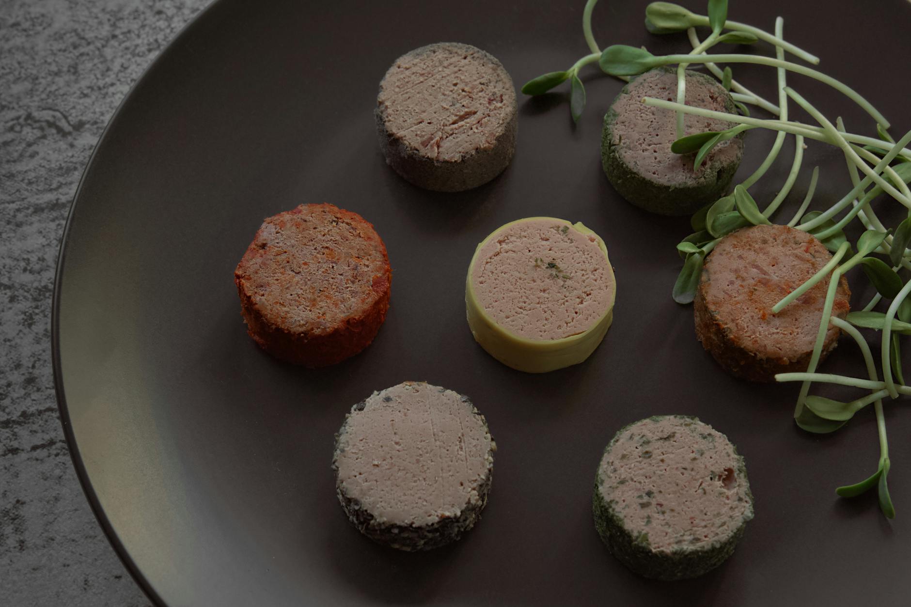 Foie gras en un plato