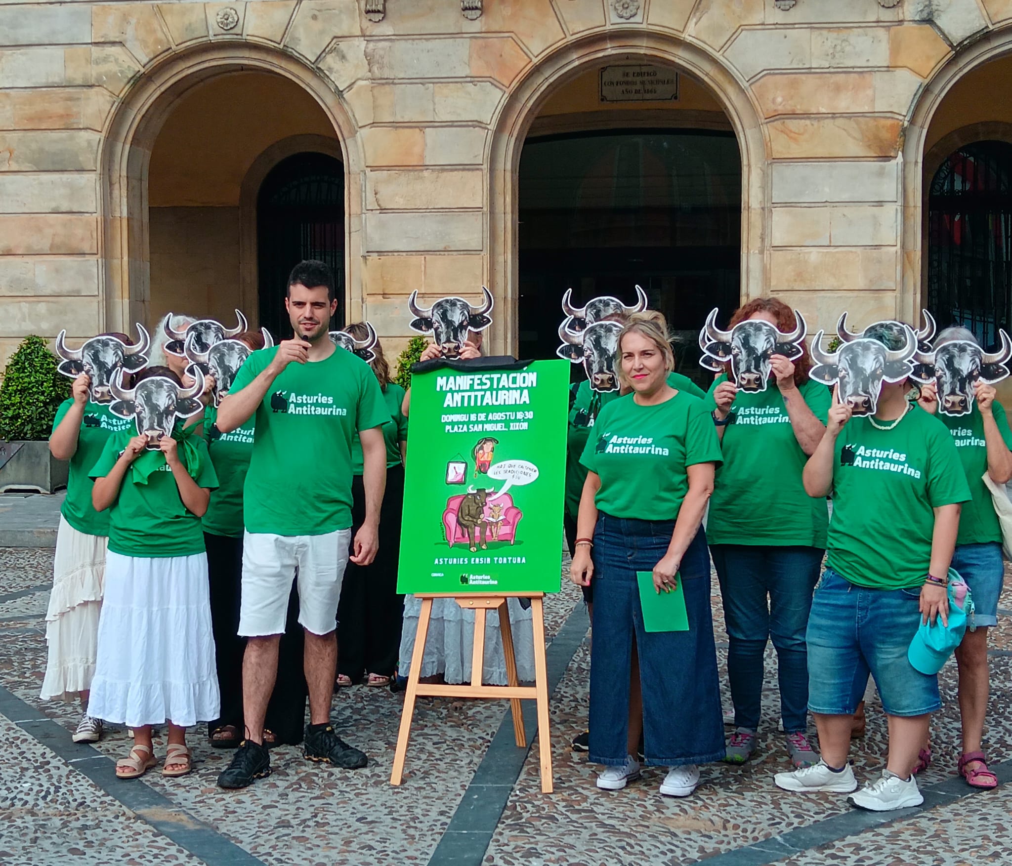 Asturies Antitaurina convoca una protesta contra las corridas de toros el 16 de agosto en Gijón